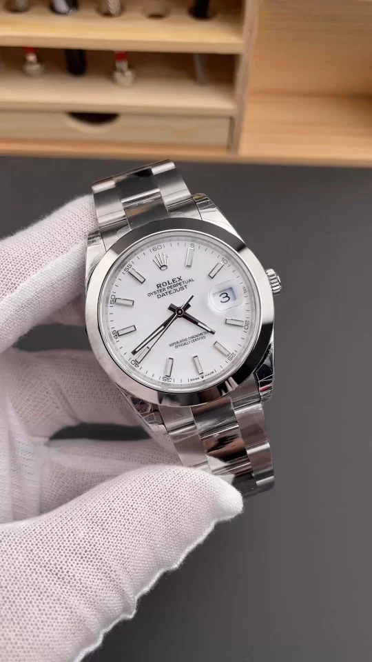 Rolex Datejust White Dial 41mm