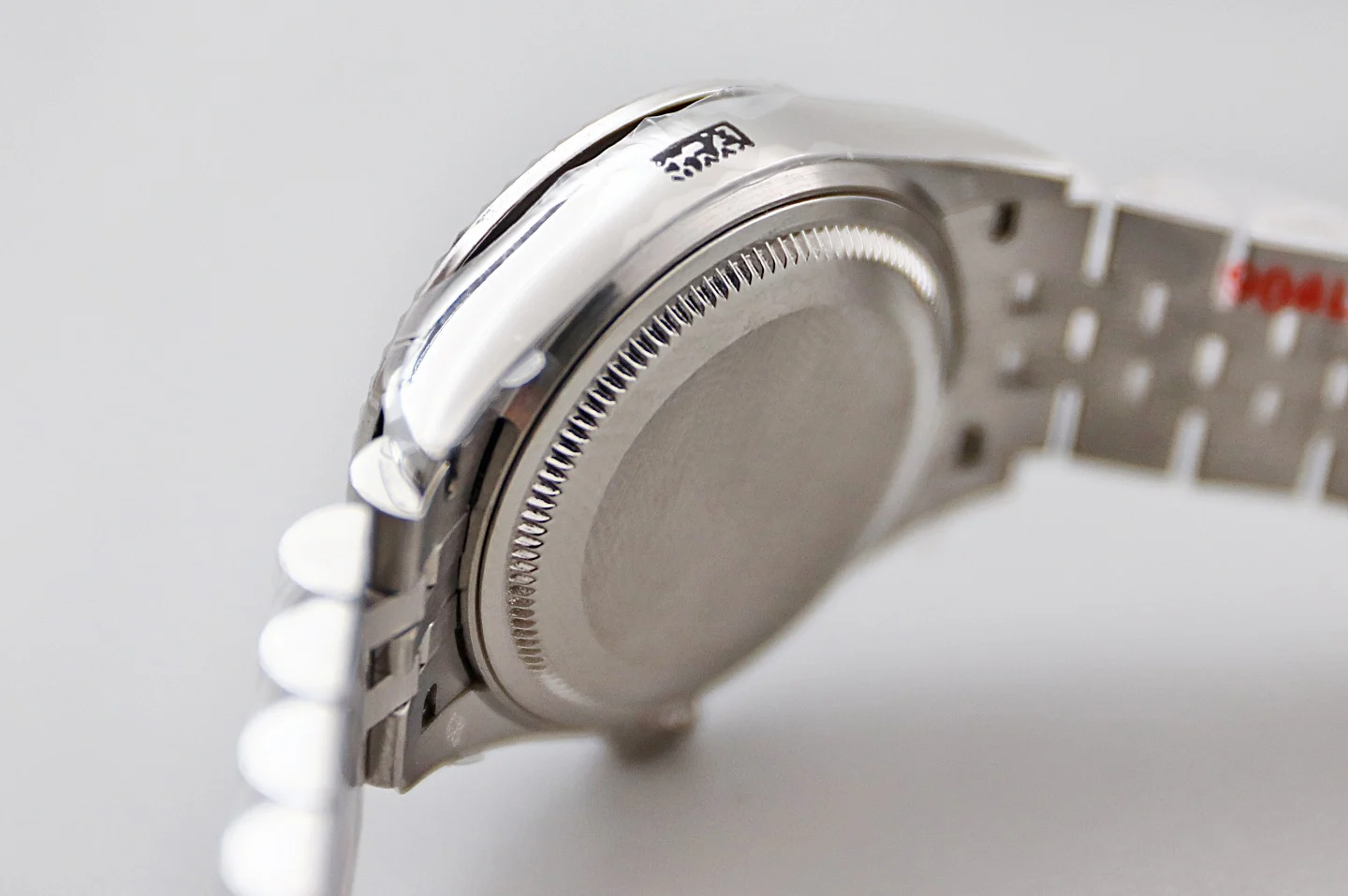 Rolex Datejust White Gold — photographed off the sweep