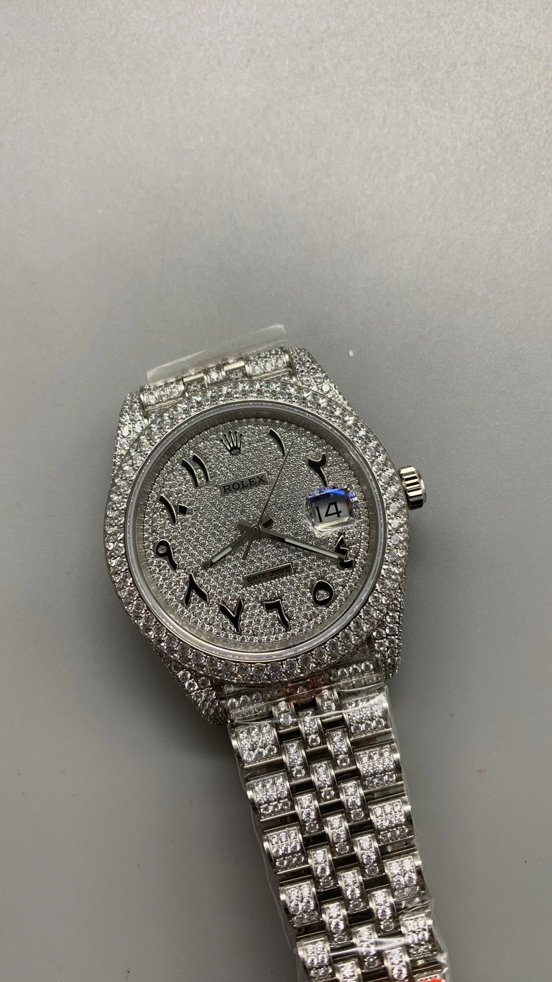 Rolex Datejust — photographed off the sweep