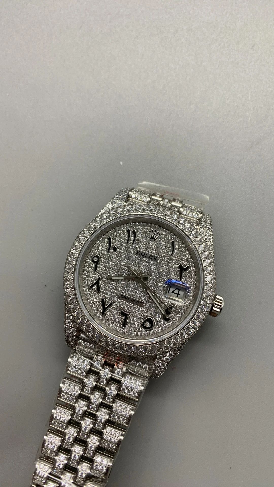 Rolex Datejust — photographed off the sweep