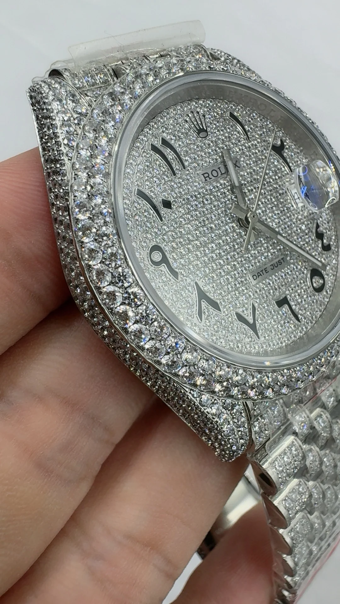 Rolex Datejust — photographed off the sweep