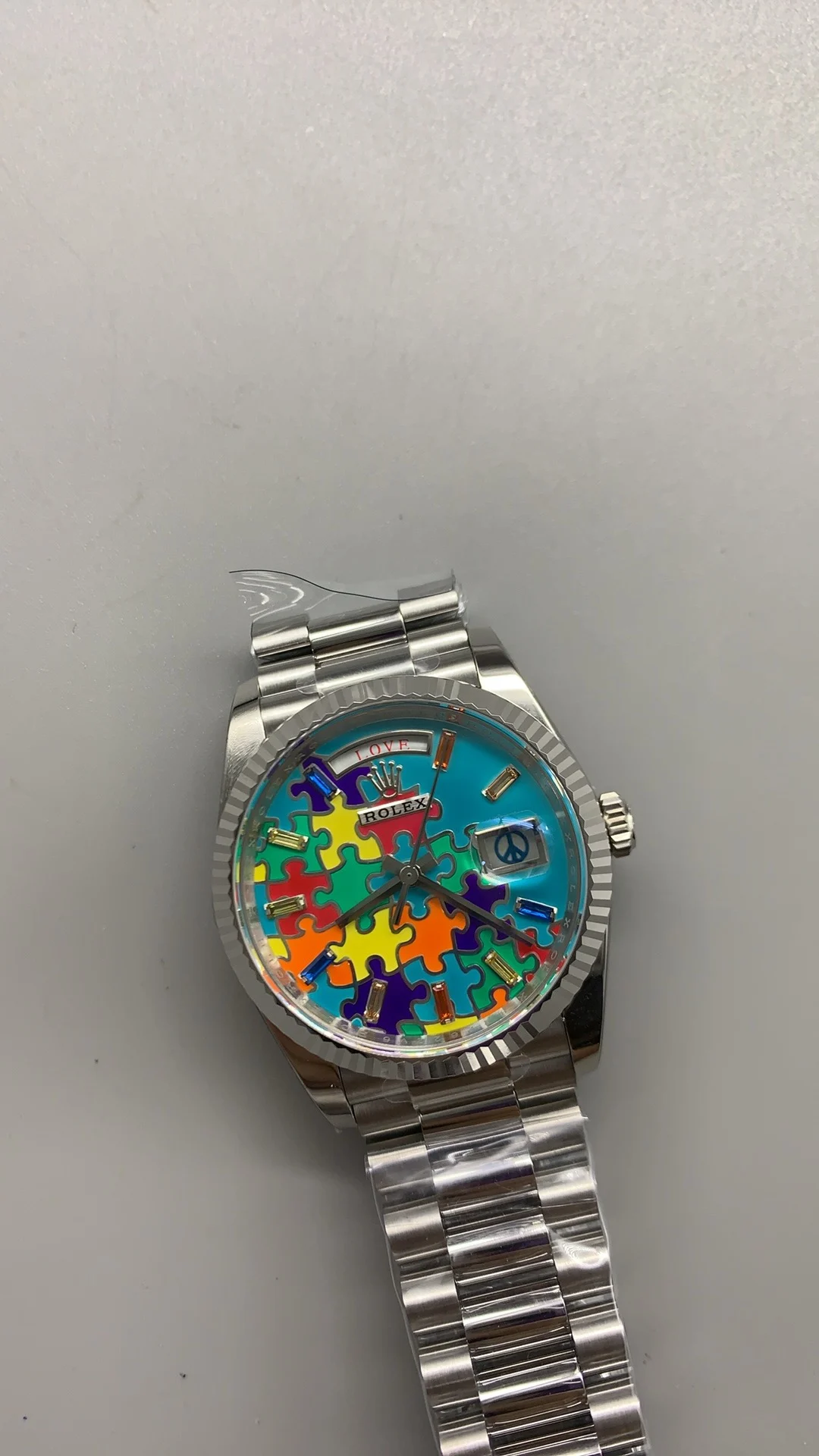 Rolex Day-Date 36mm — photographed off the sweep