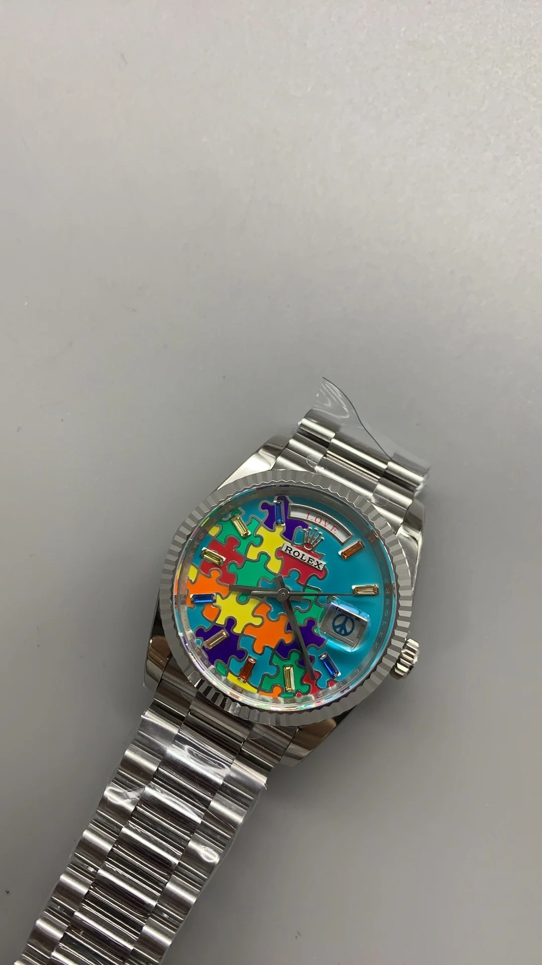 Rolex Day-Date 36mm — photographed off the sweep