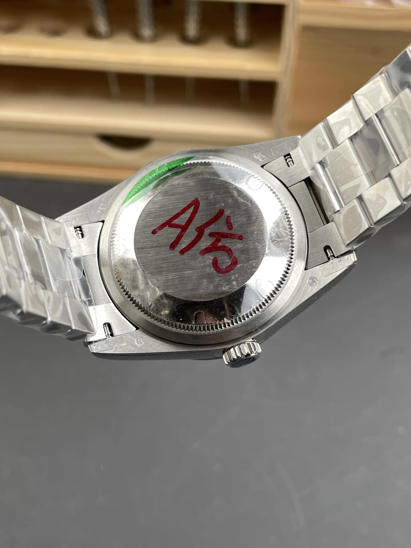 Rolex Day-Date 36mm — photographed off the sweep
