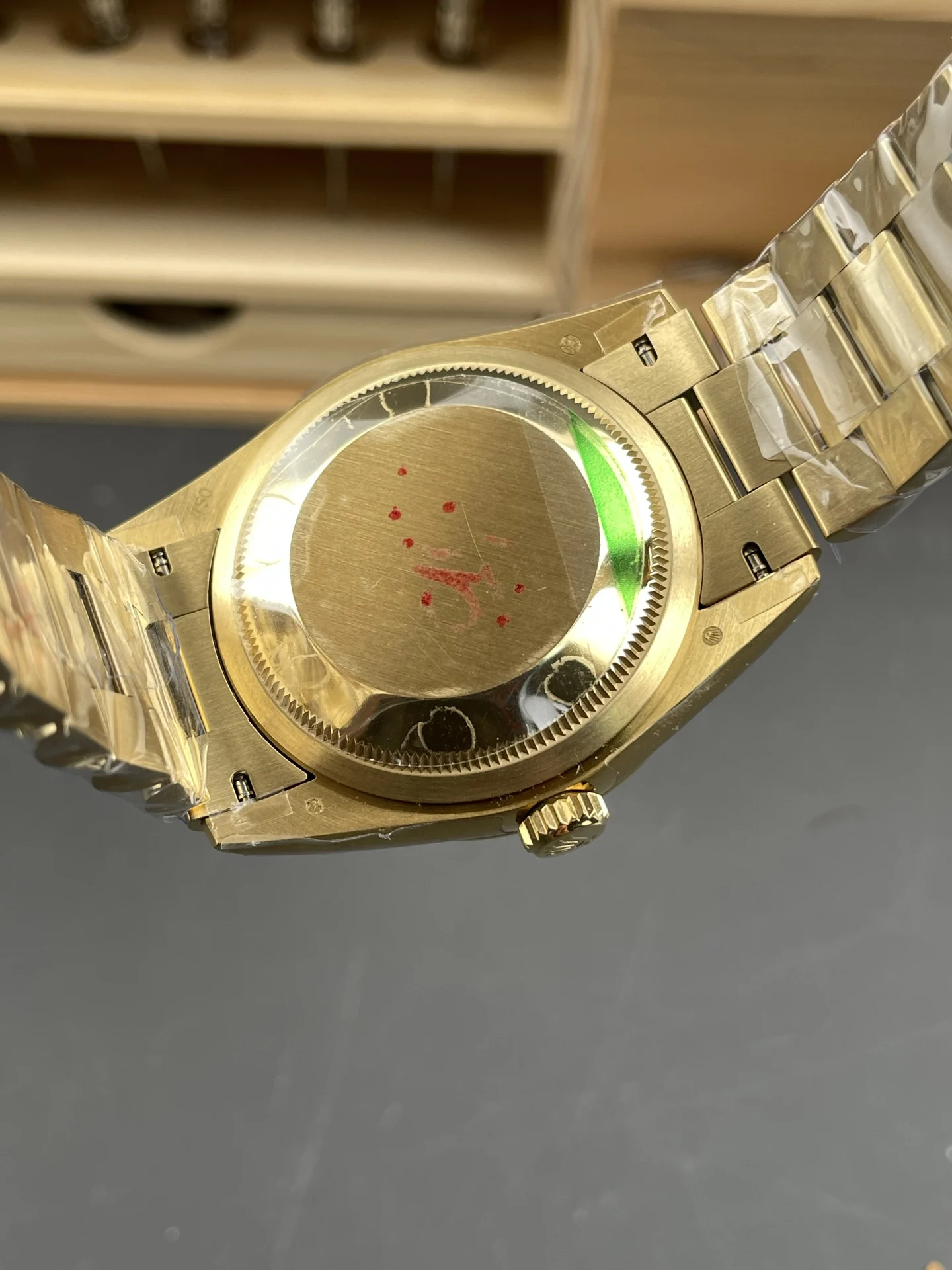 Rolex Day-Date 36mm — photographed off the sweep