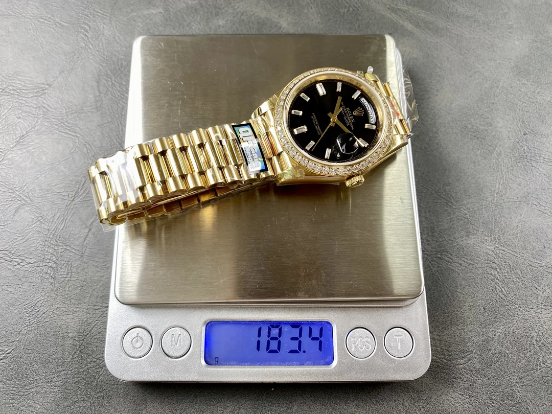 Rolex Day-Date 40mm — photographed off the sweep