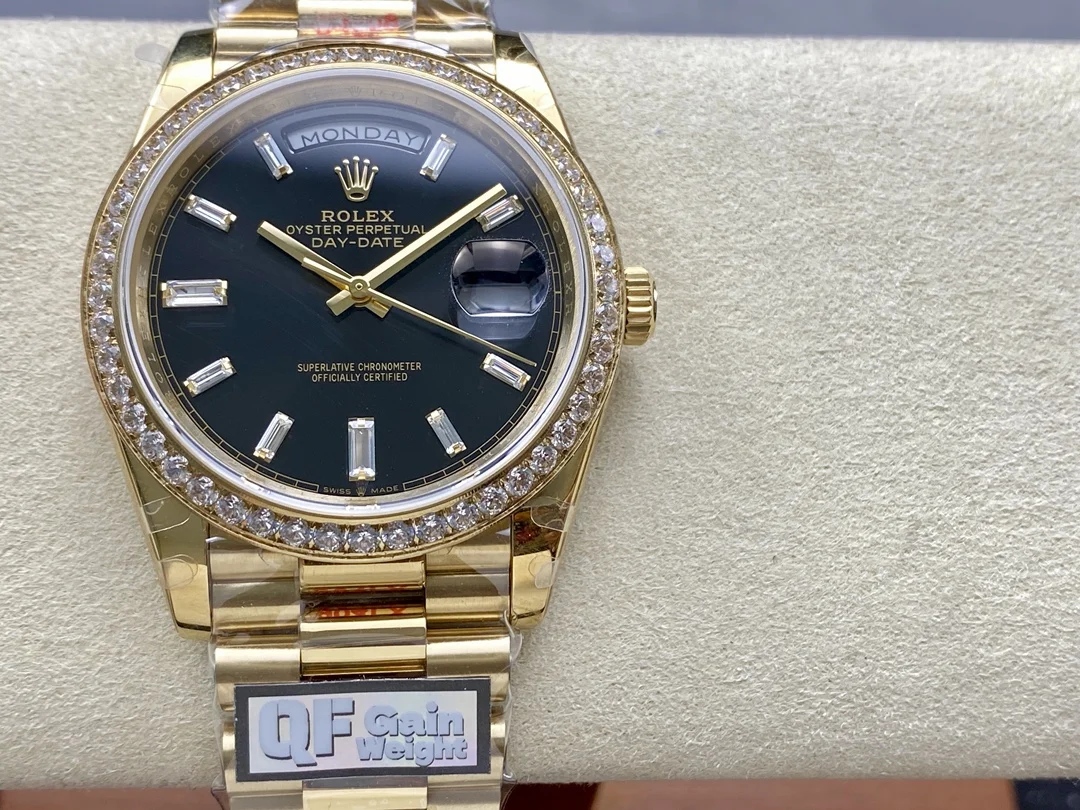 Rolex Day-Date 40mm — photographed off the sweep