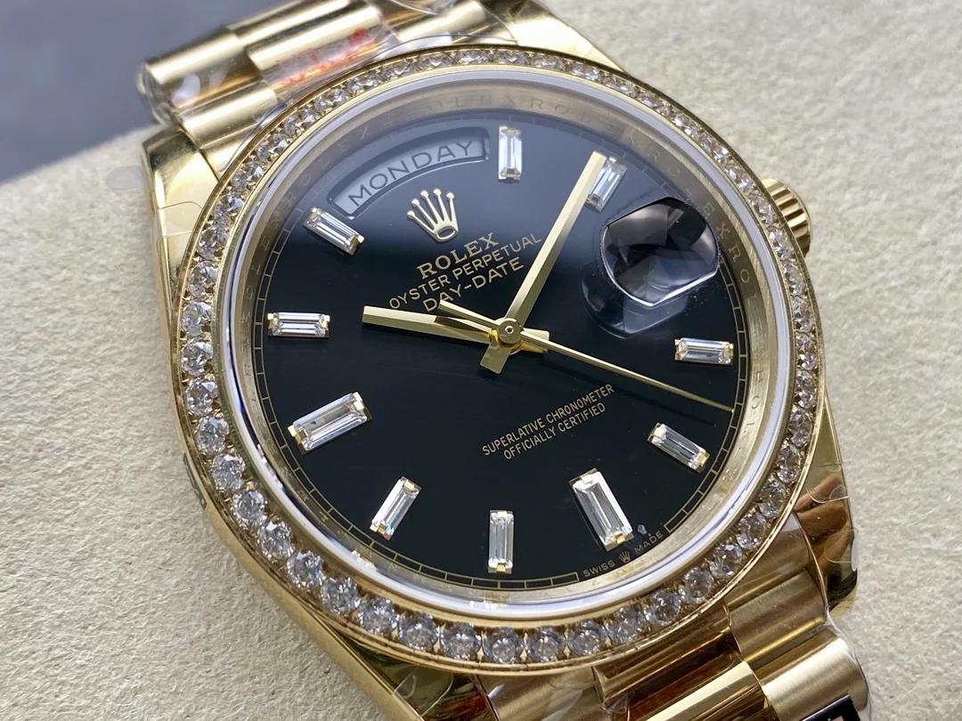 Rolex Day-Date 40mm — photographed off the sweep
