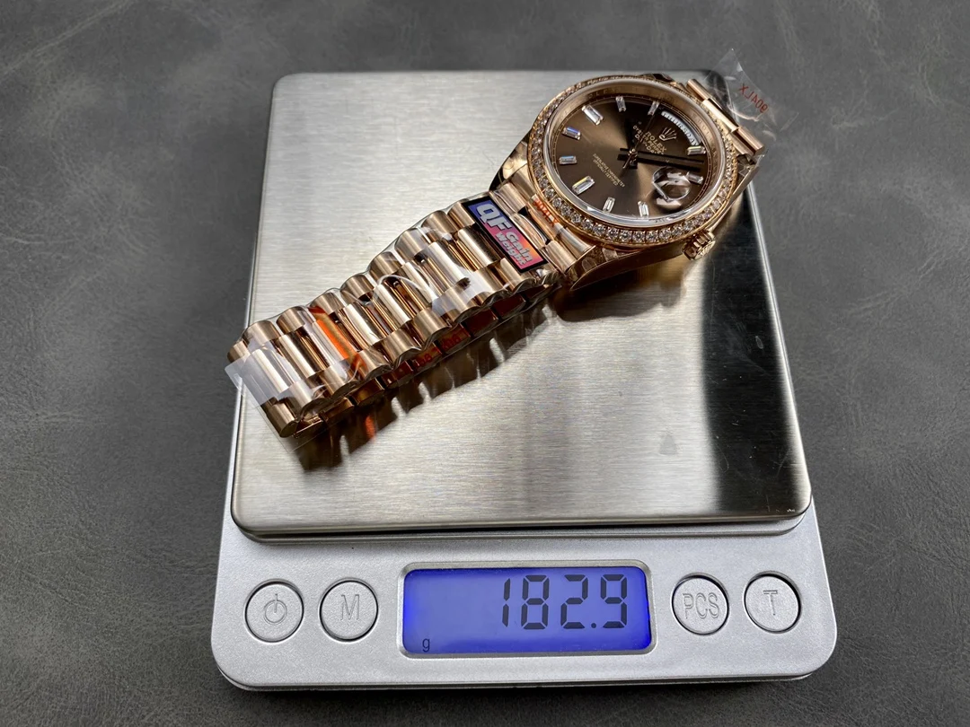 Rolex Day-Date 40mm — photographed off the sweep