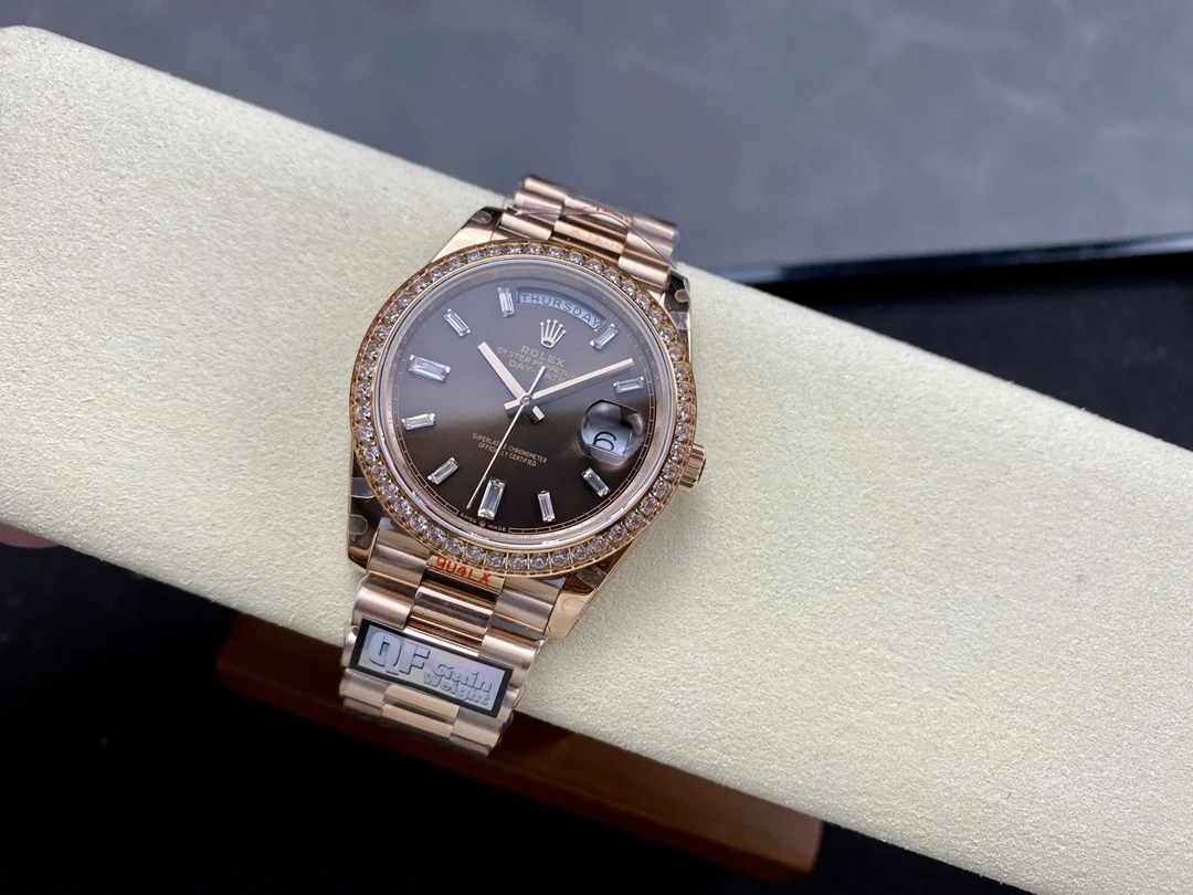 Rolex Day-Date 40mm — photographed off the sweep