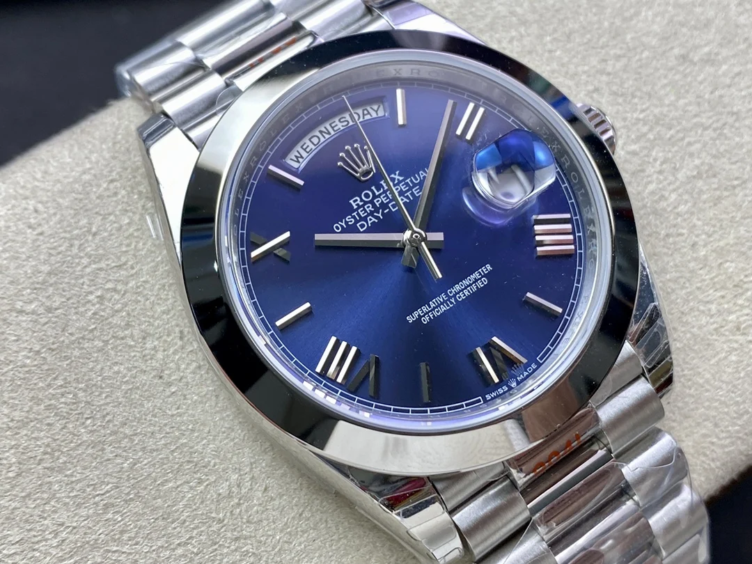 Rolex Day-Date 40mm — photographed off the sweep