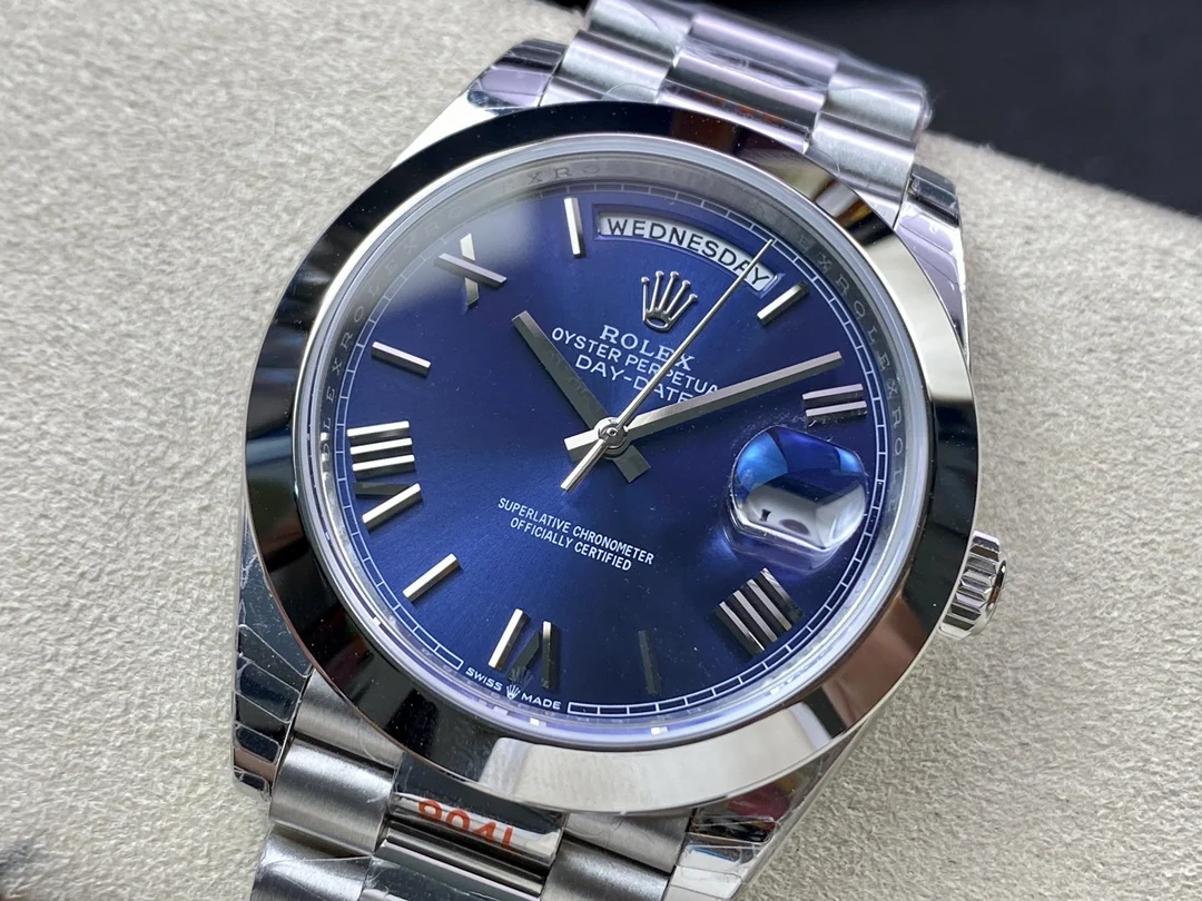 Rolex Day-Date 40mm — photographed off the sweep