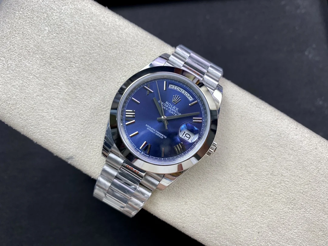 Rolex Day-Date 40mm — photographed off the sweep