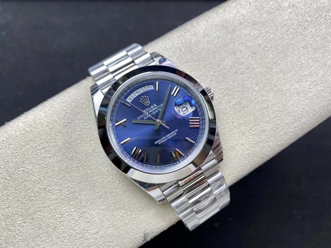 Rolex Day-Date 40mm — photographed off the sweep