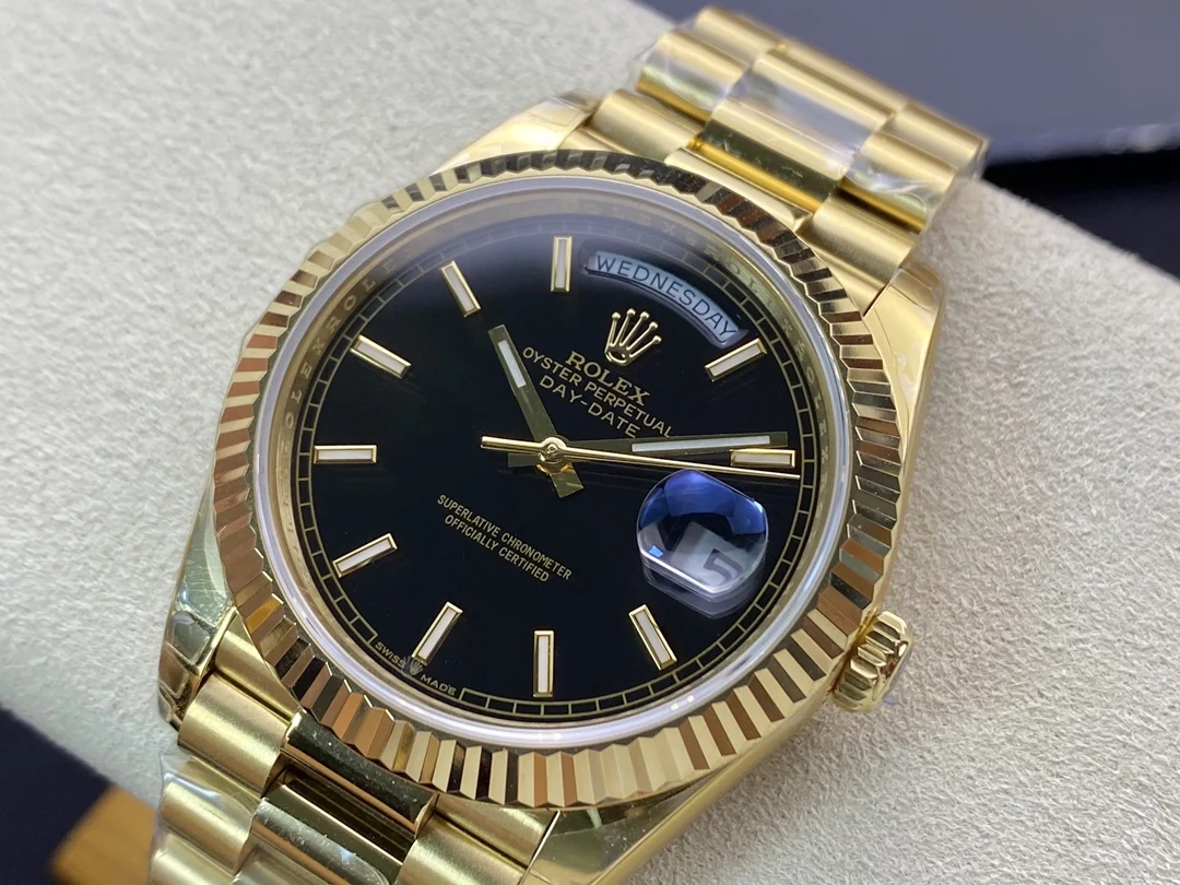 Rolex Day-Date 40mm — photographed off the sweep