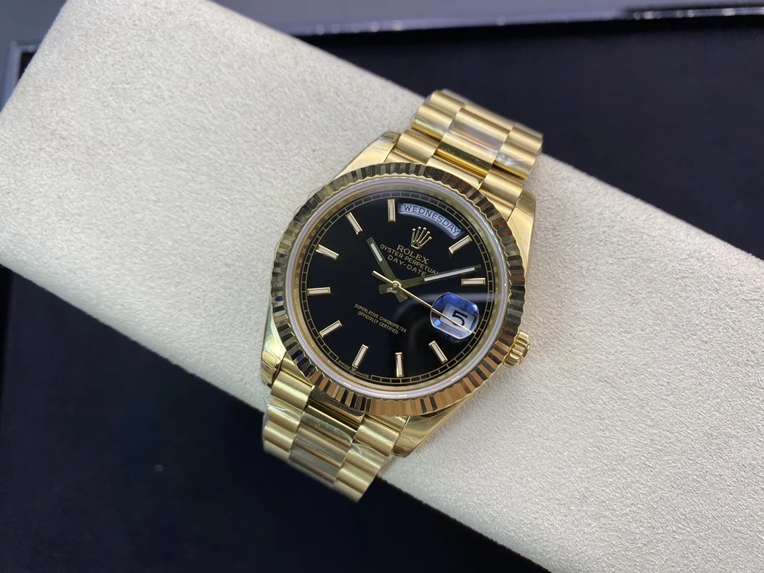 Rolex Day-Date 40mm — photographed off the sweep