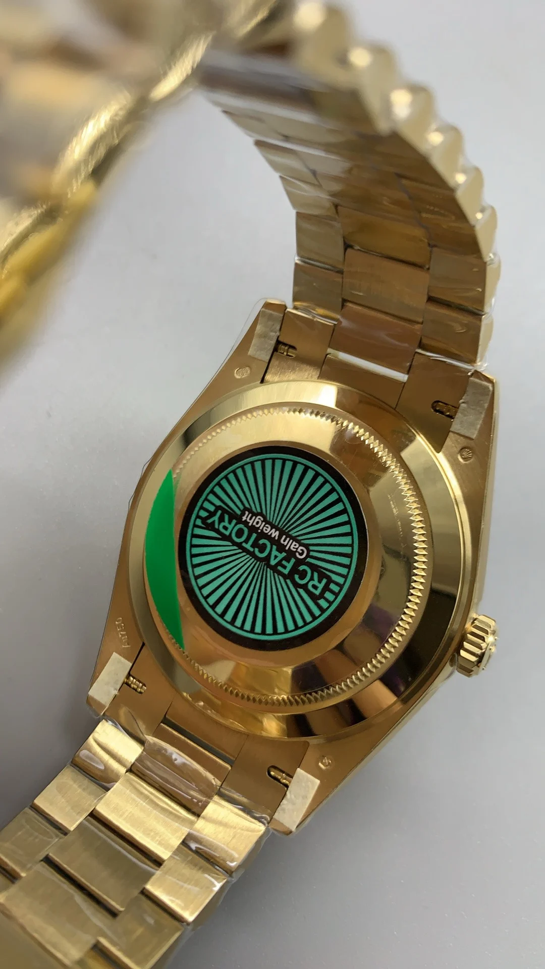 Rolex Day-Date 40mm — photographed off the sweep