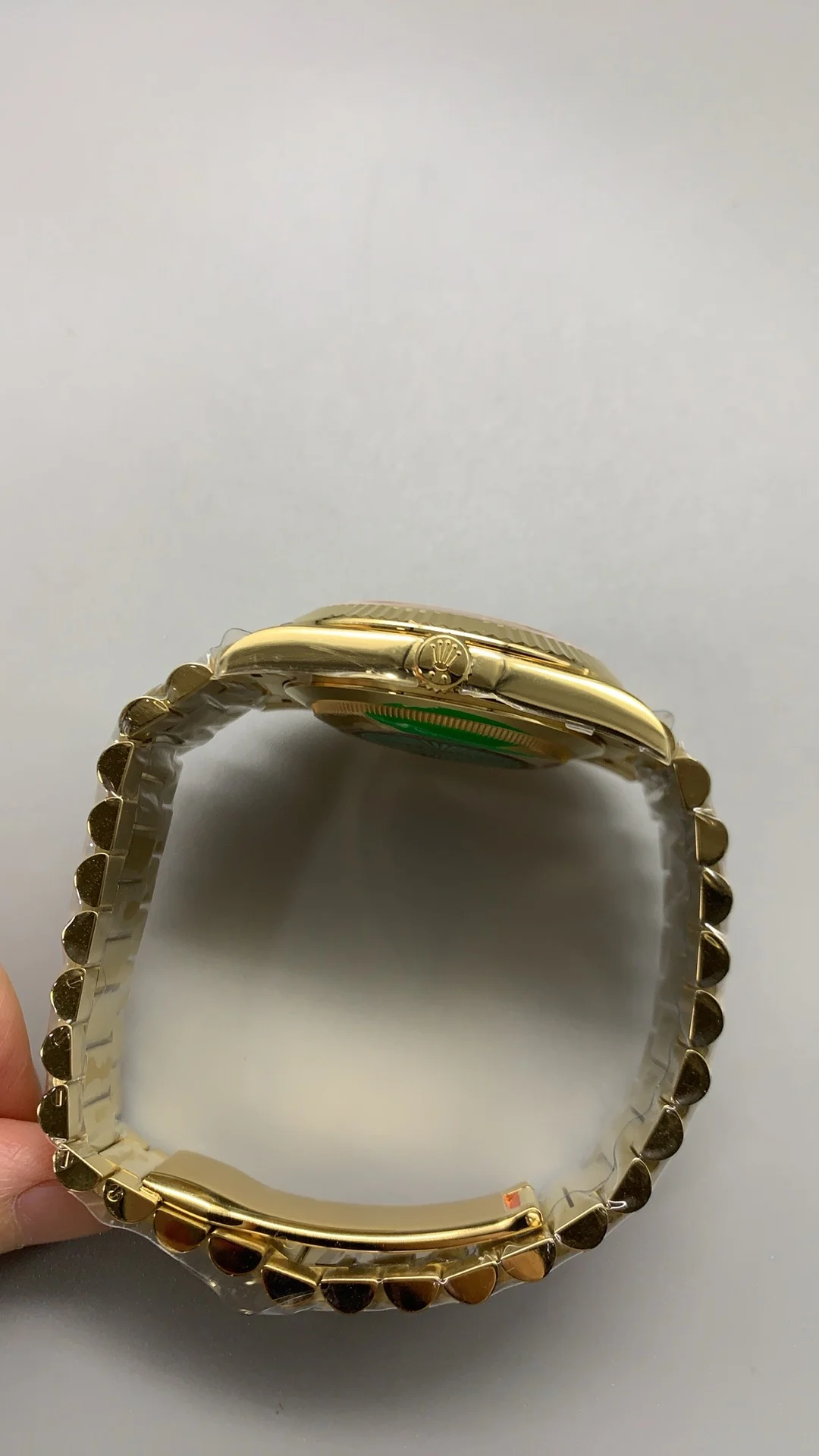 Rolex Day-Date 40mm — photographed off the sweep