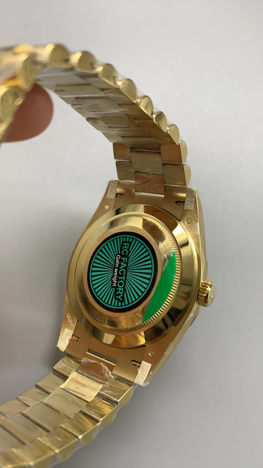Rolex Day-Date 40mm — photographed off the sweep