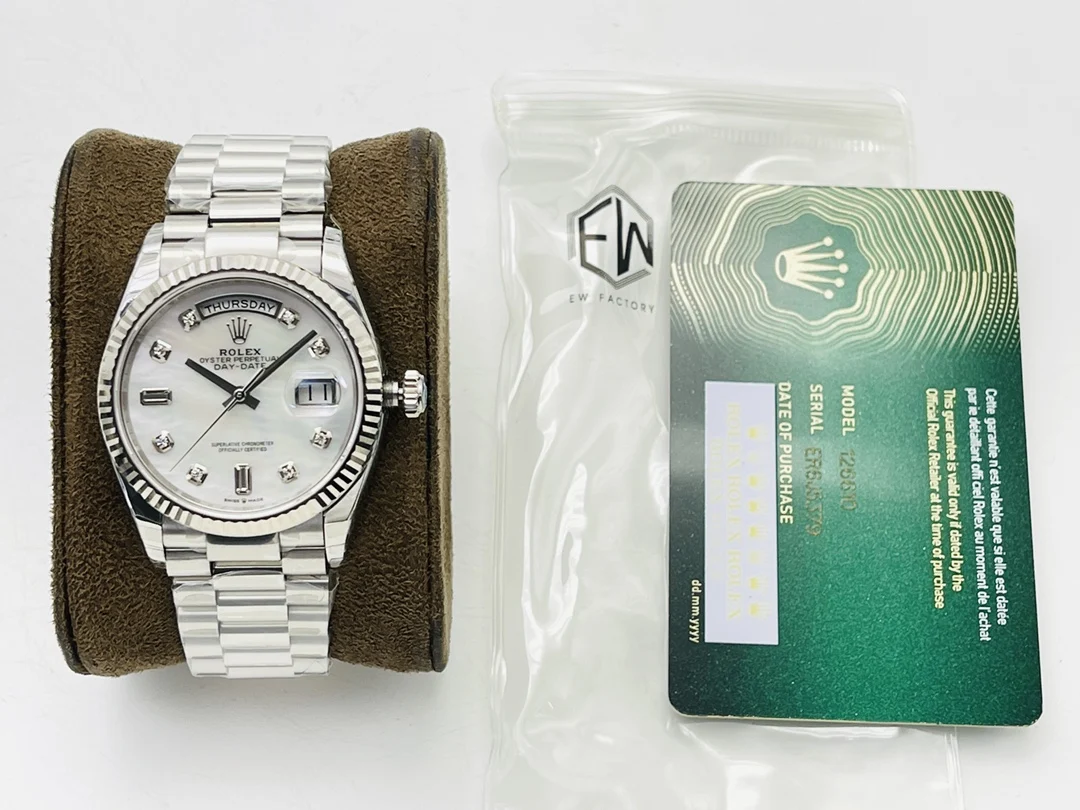 Rolex Day-Date 40mm — photographed off the sweep