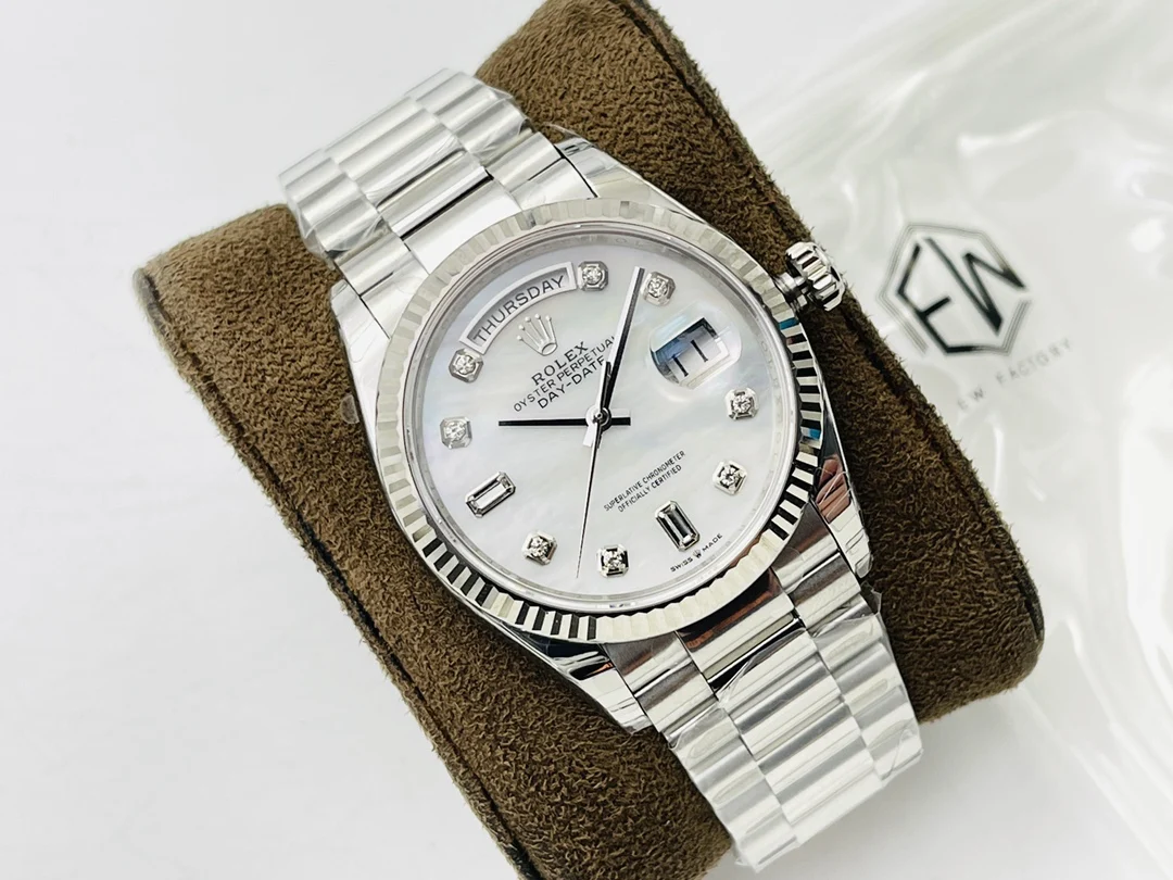 Rolex Day-Date 40mm — photographed off the sweep