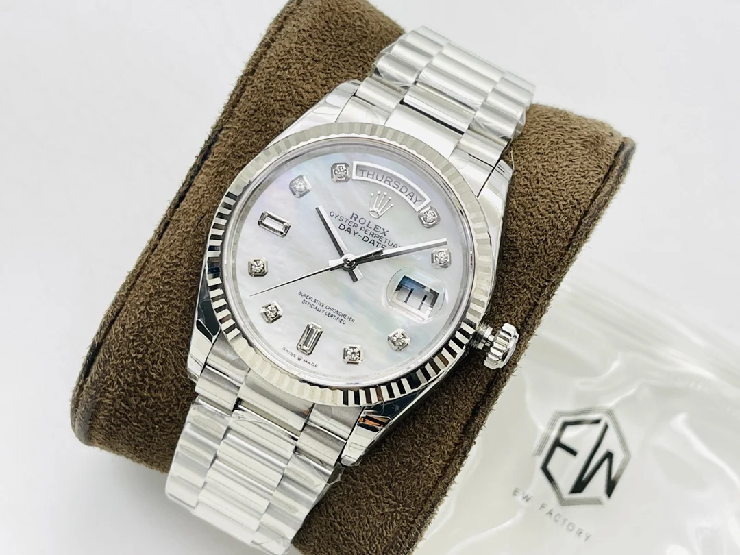 Rolex Day-Date 40mm — photographed off the sweep