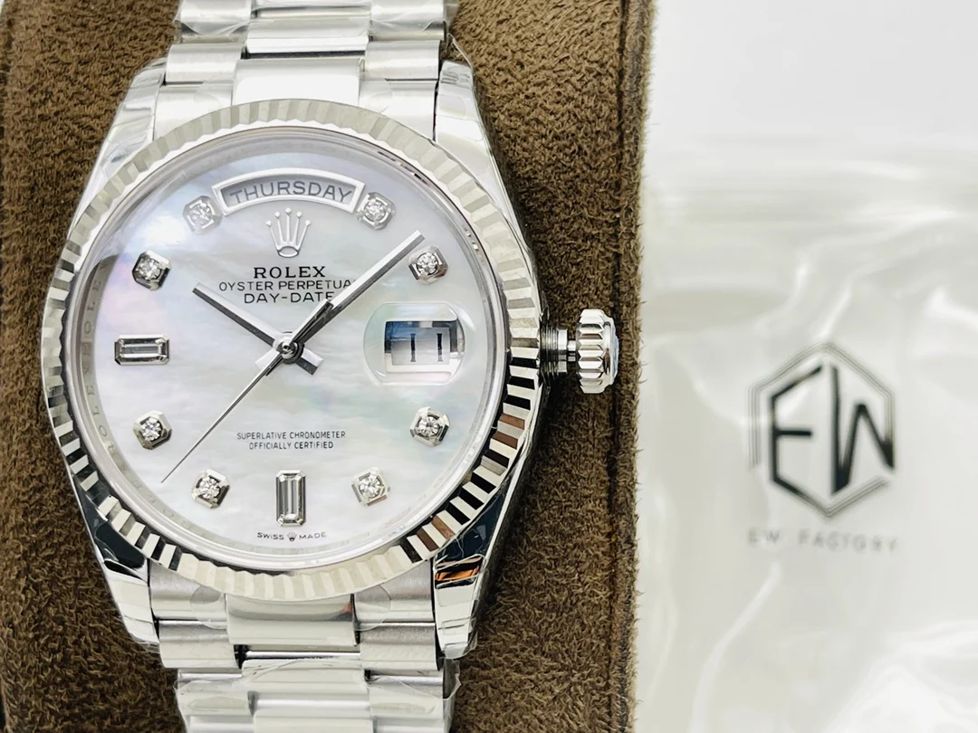 Rolex Day-Date 40mm — photographed off the sweep