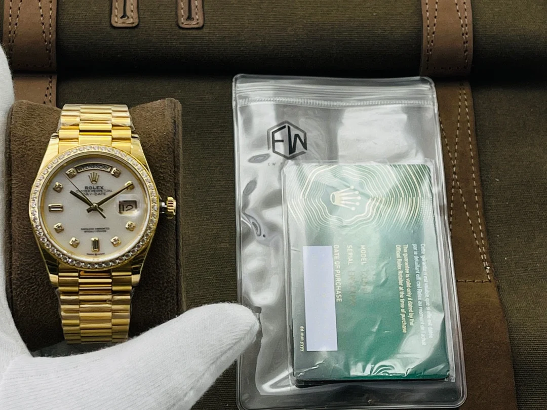 Rolex Day-Date 40mm — photographed off the sweep