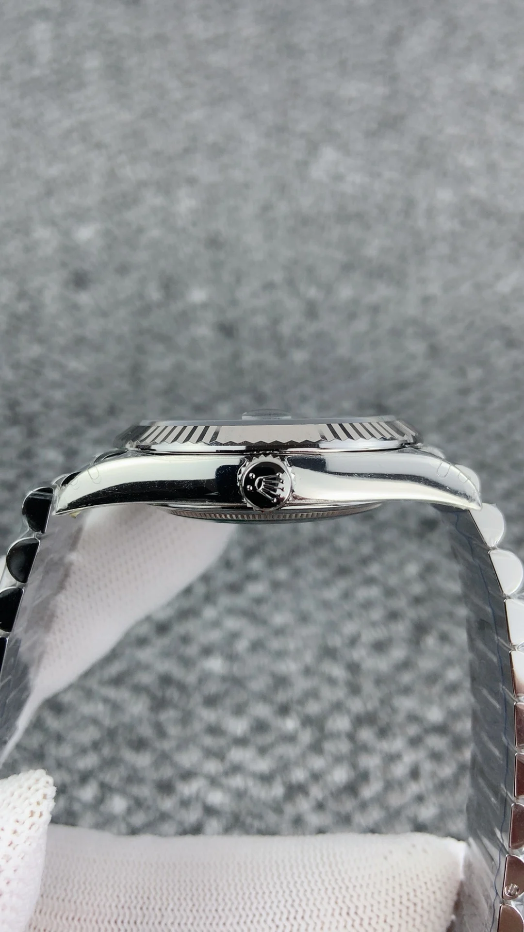 Rolex Day-Date — photographed off the sweep