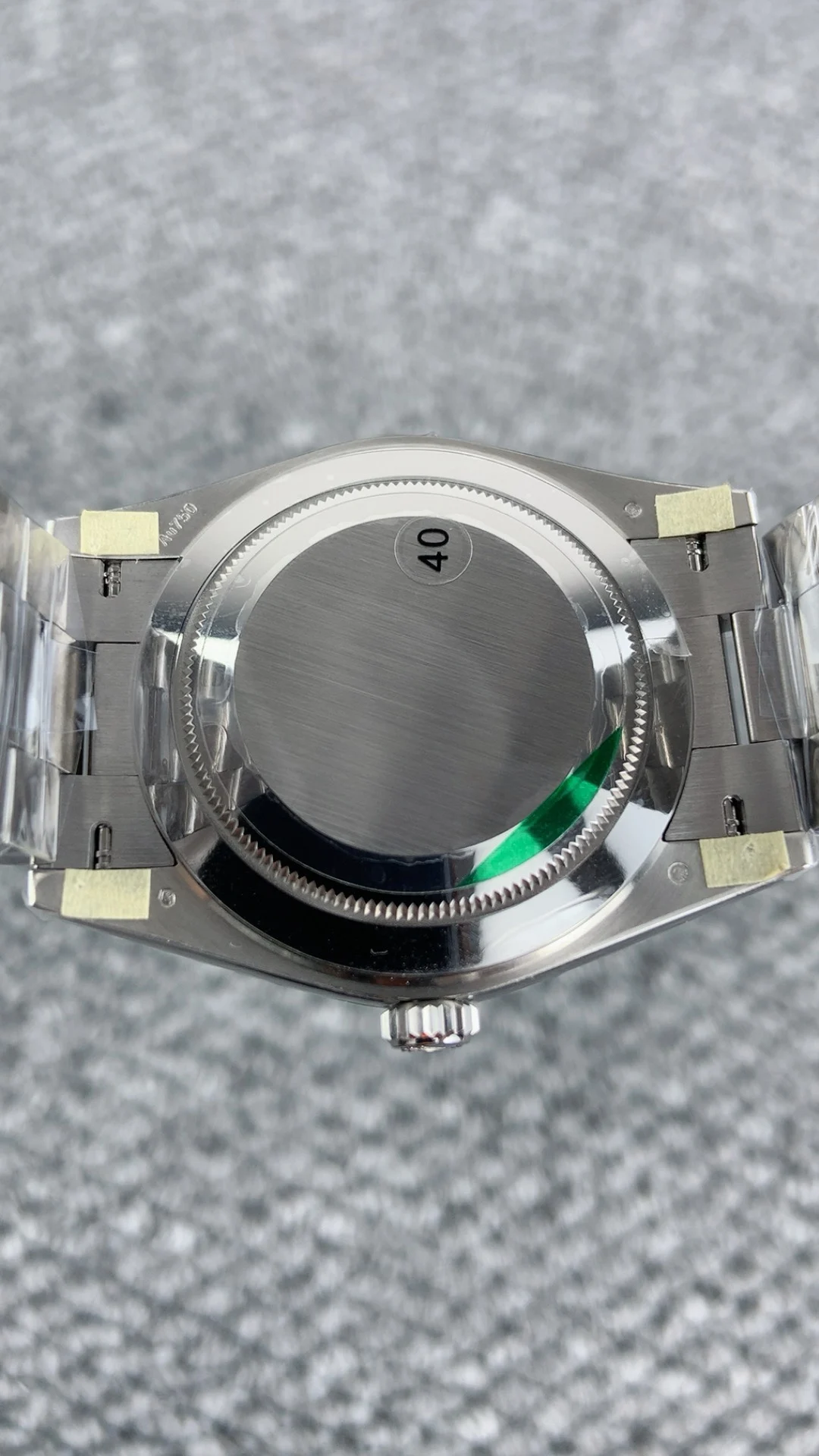 Rolex Day-Date — photographed off the sweep