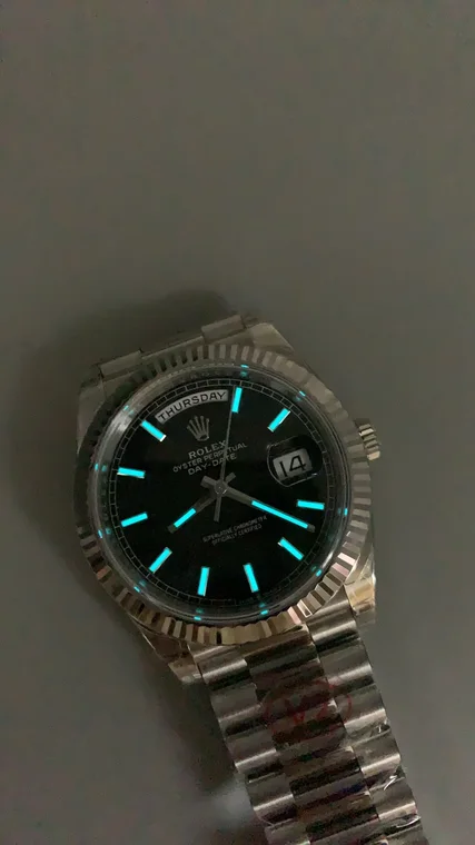 Rolex Day-Date Black Dial 40mm