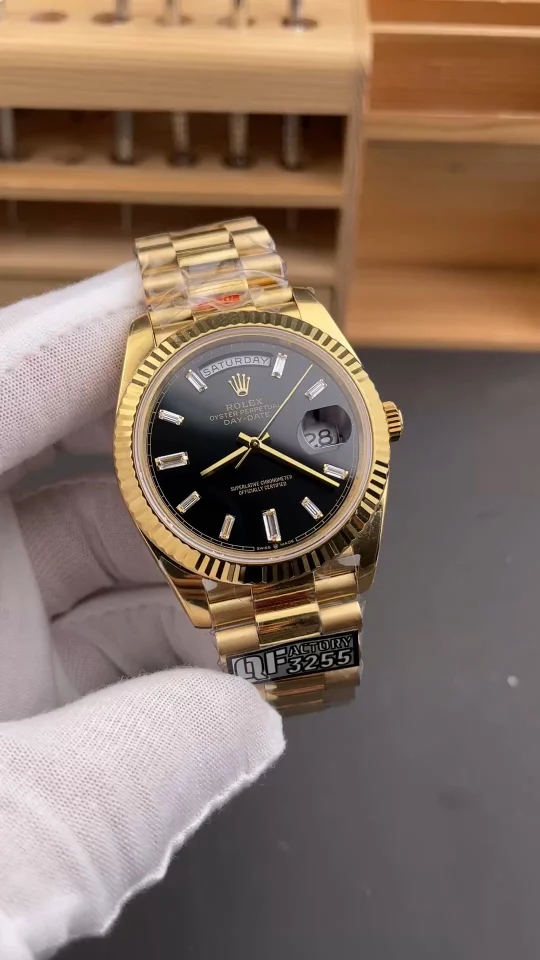 Rolex Day-Date Black Dial 40mm
