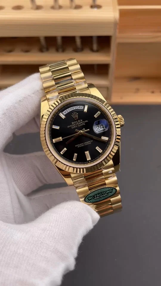 Rolex Day-Date Black Dial 40mm