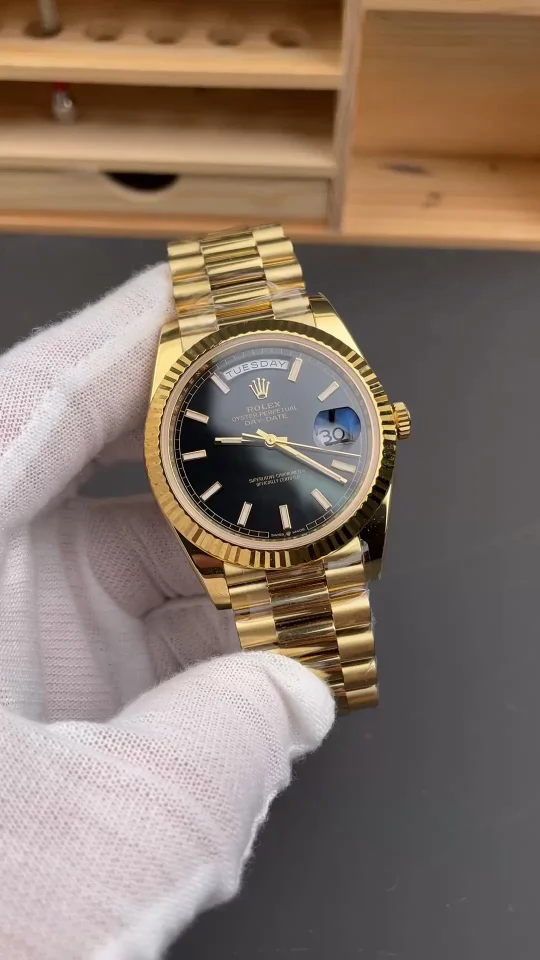 Rolex Day-Date Black Dial 40mm