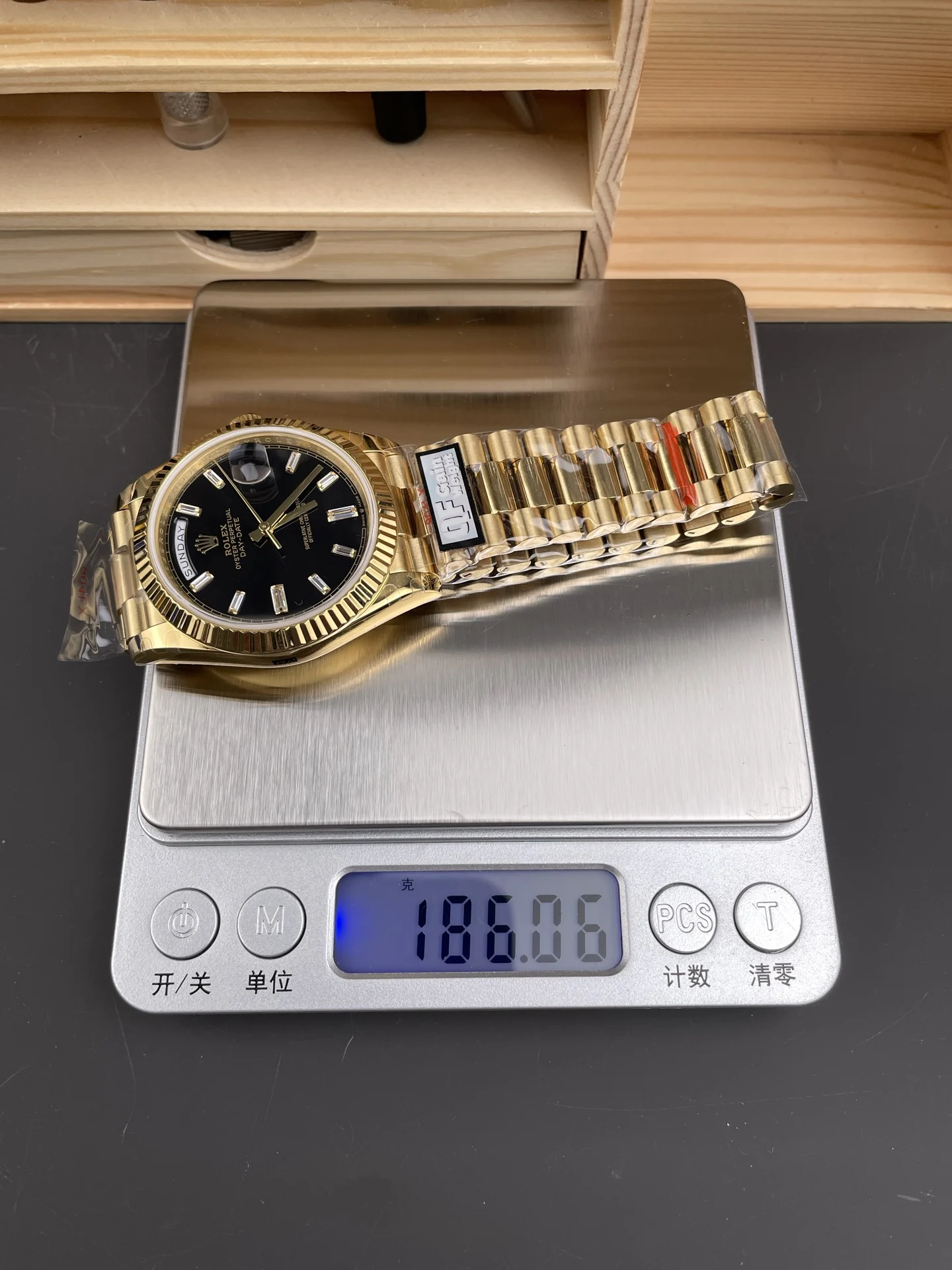 Rolex Day-Date Black Dial 40mm