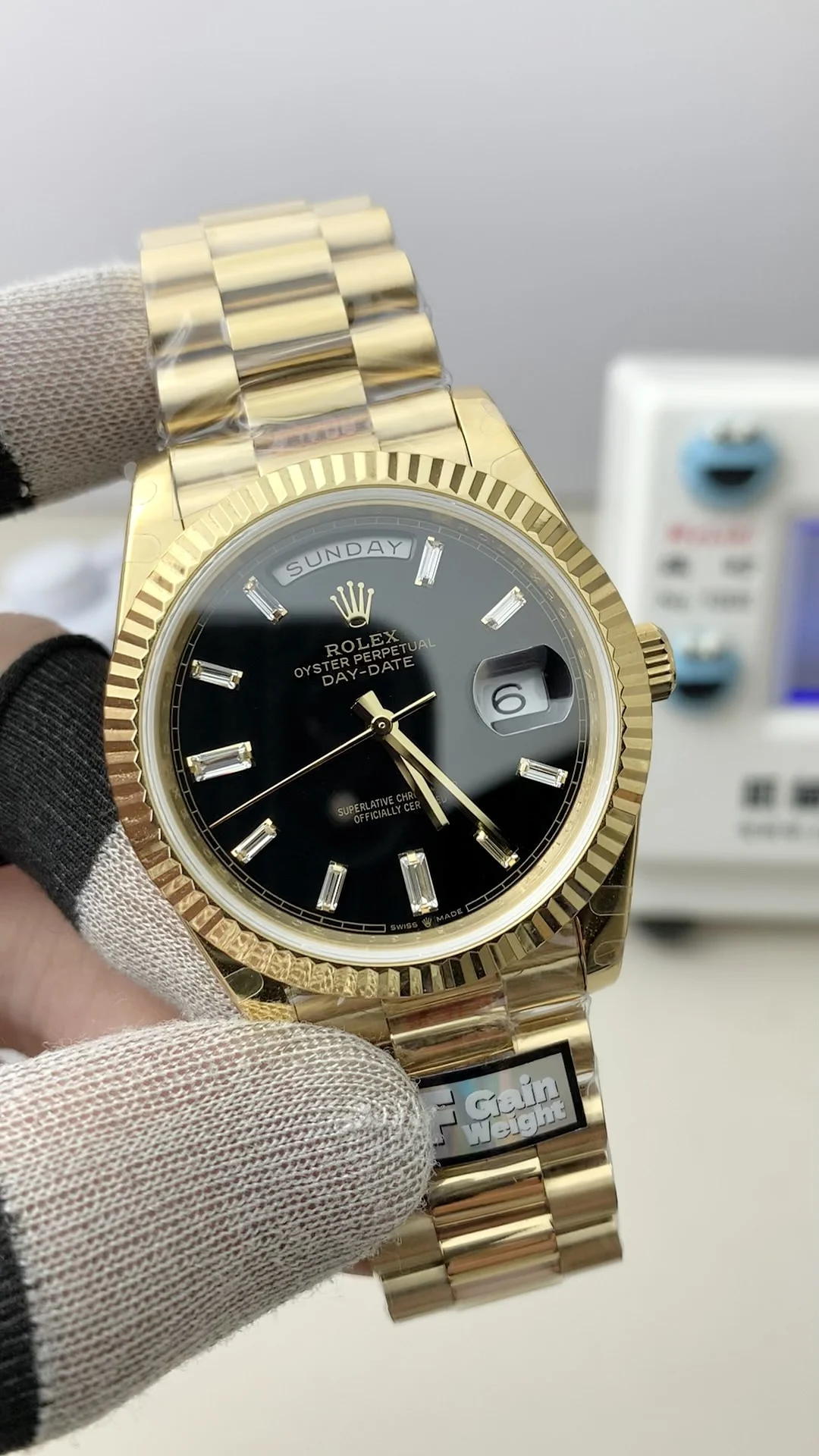 Rolex Day-Date Black Dial 40mm