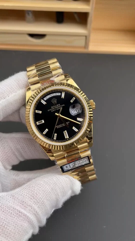 Rolex Day-Date Black Dial 40mm
