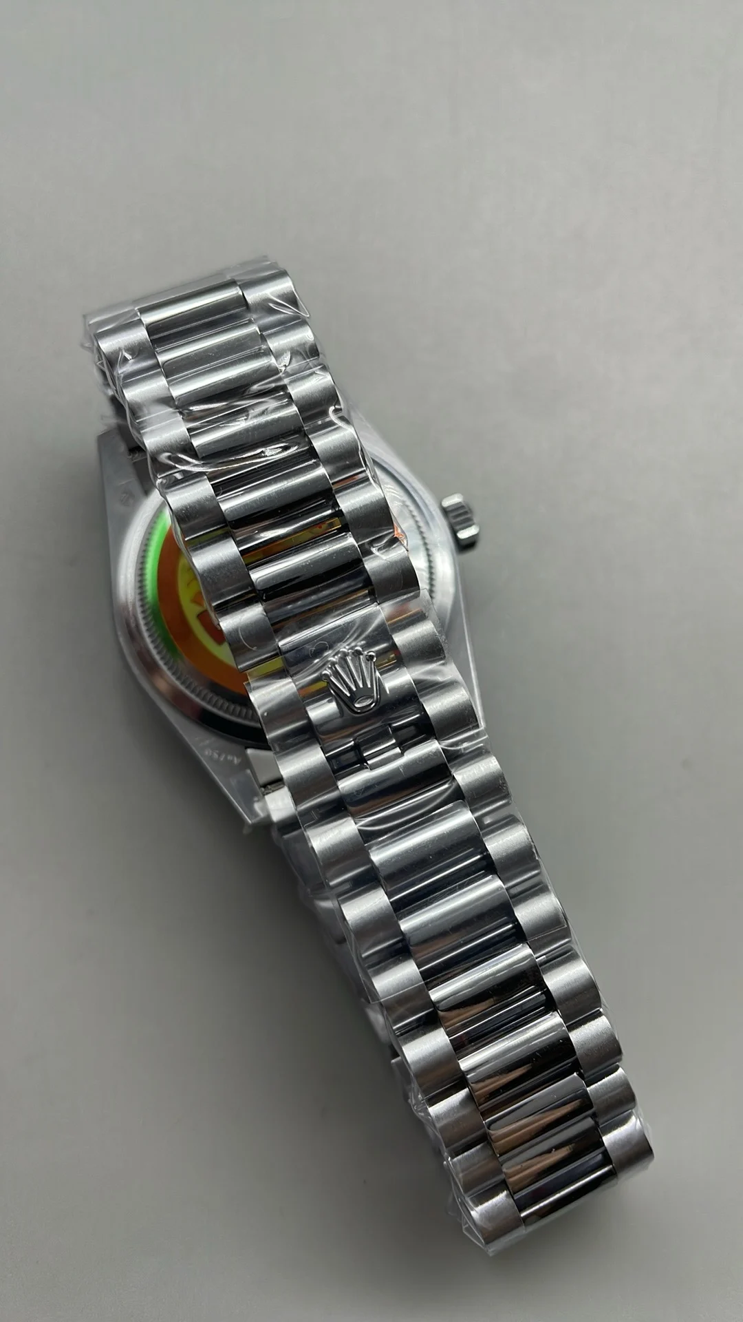 Rolex Day-Date Blue Dial 36mm — photographed off the sweep