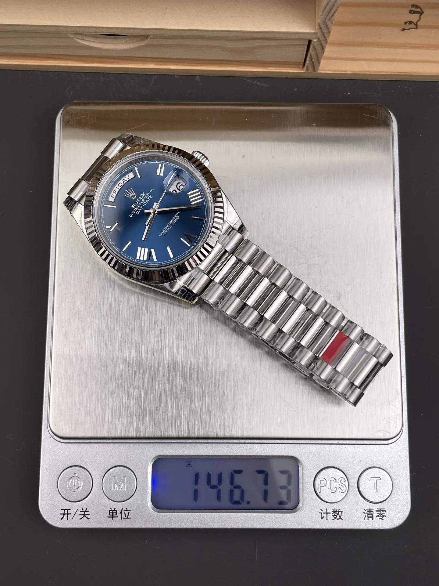 Rolex Day-Date Blue Dial 40mm