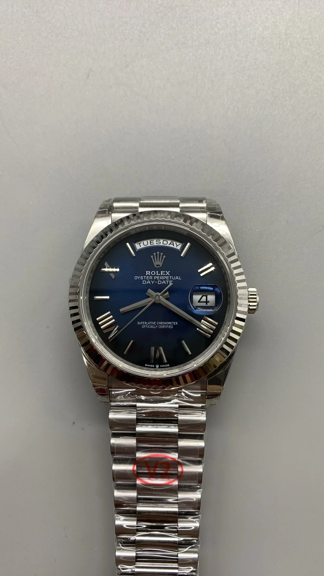 Rolex Day-Date Blue Dial 40mm