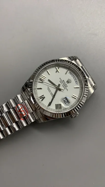 Rolex Day-Date Ceramic White Dial 40mm