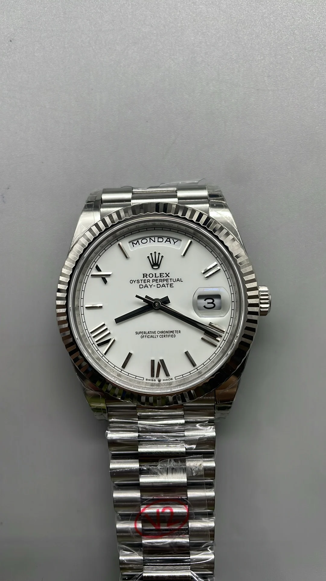 Rolex Day-Date Ceramic White Dial 40mm