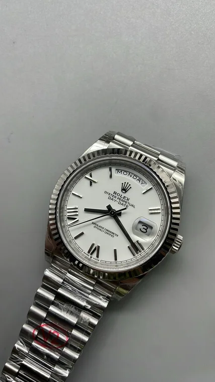 Rolex Day-Date Ceramic White Dial 40mm