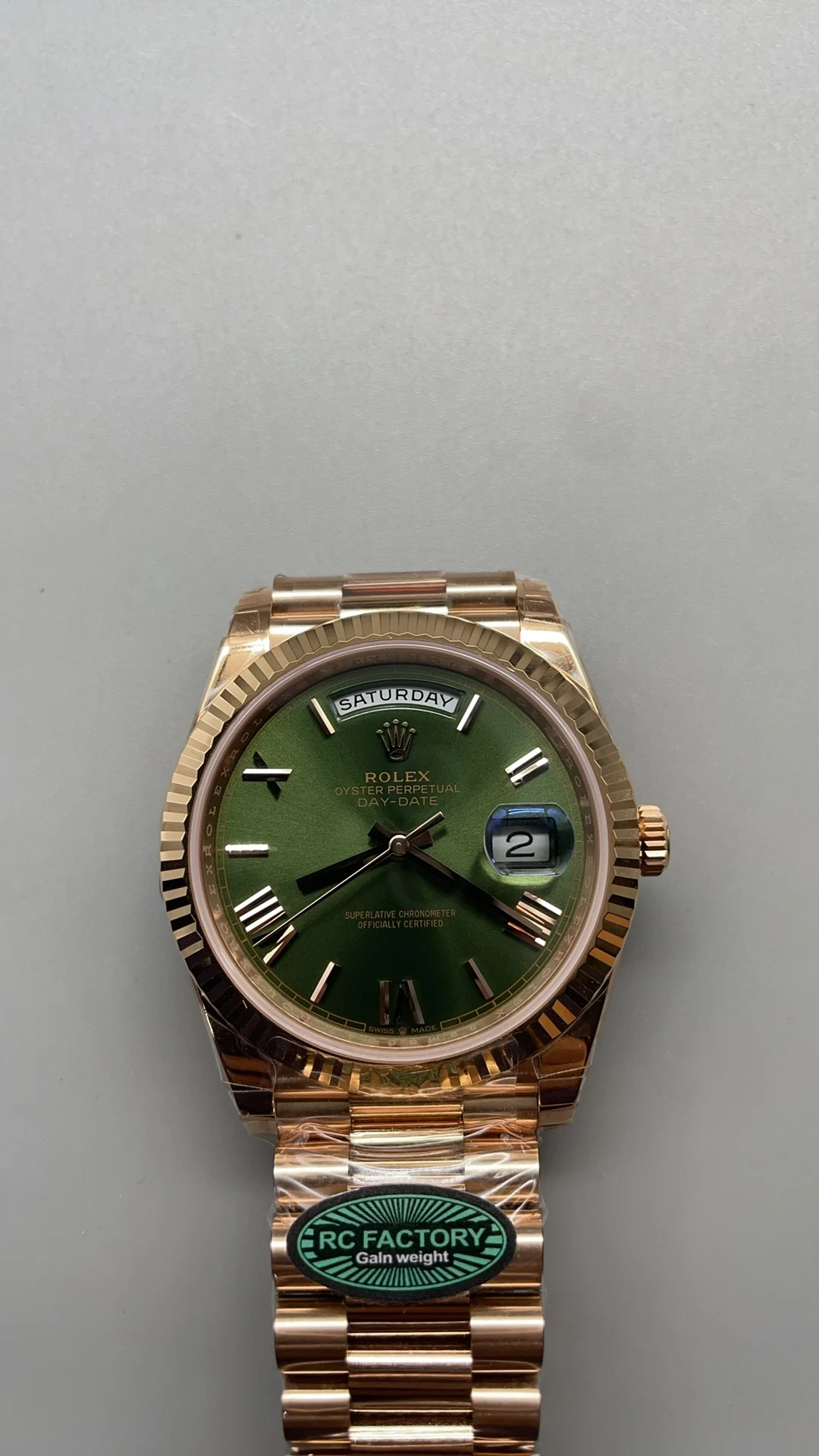 Rolex Day-Date Green Dial 40mm