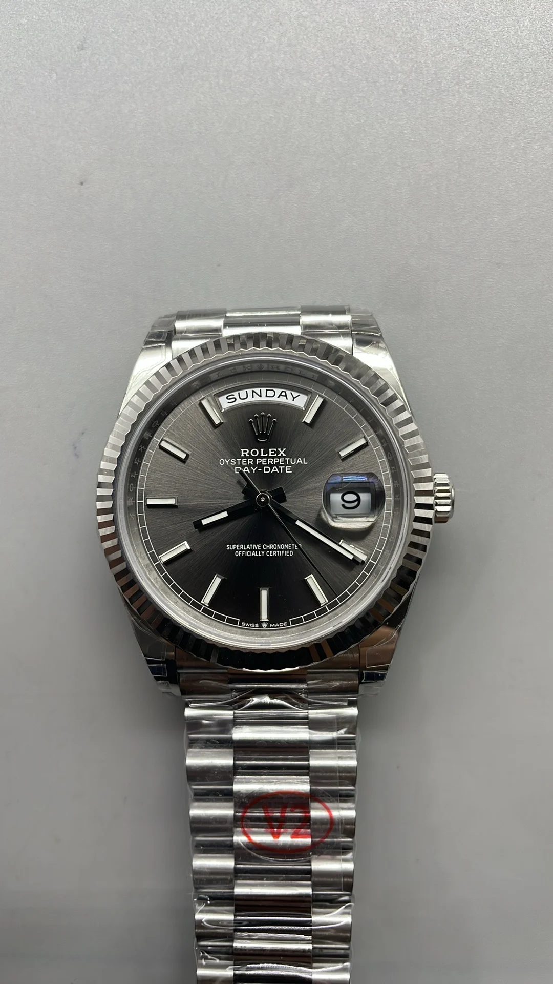 Rolex Day-Date Grey Dial 40mm