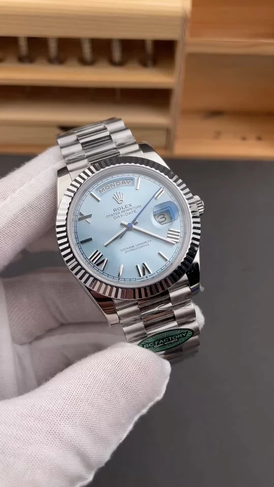 Rolex Day-Date Ice Blue Blue Dial 40mm