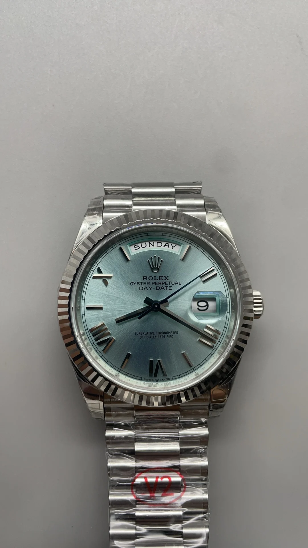 Rolex Day-Date Ice Blue Blue Dial 40mm