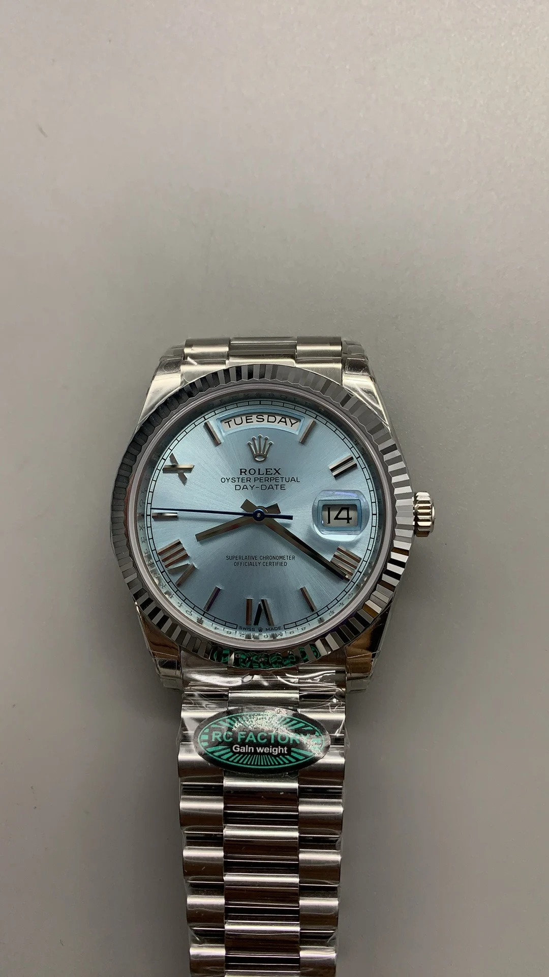 Rolex Day-Date Ice Blue Blue Dial 40mm