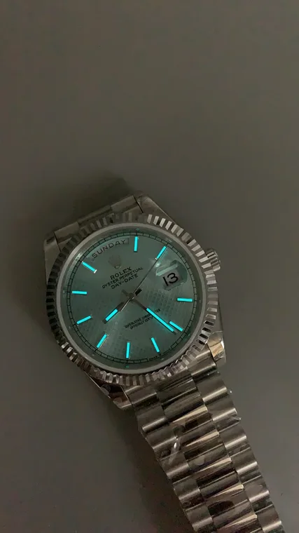 Rolex Day-Date Ice Blue Blue Dial 40mm