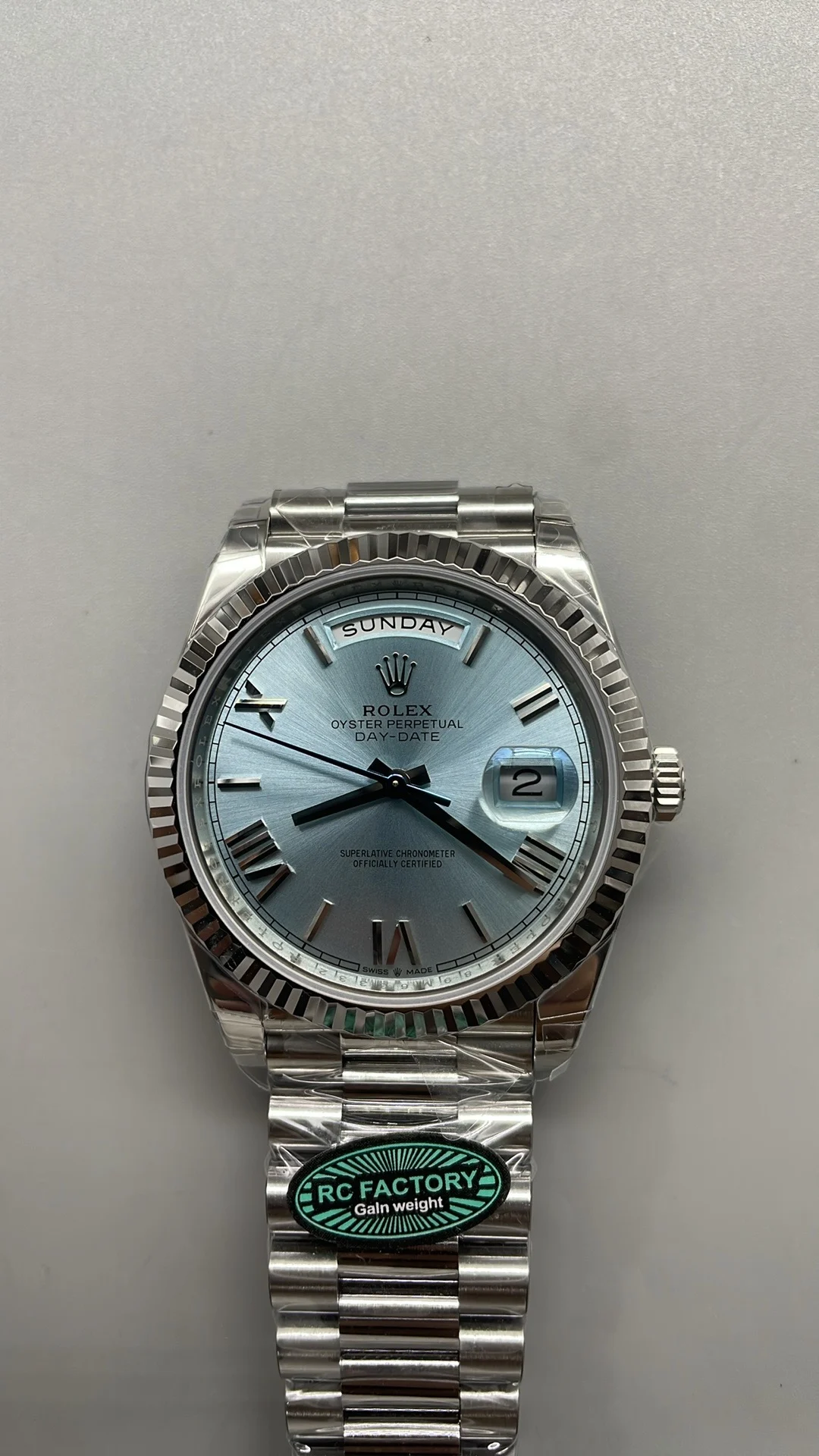 Rolex Day-Date Ice Blue Blue Dial 40mm